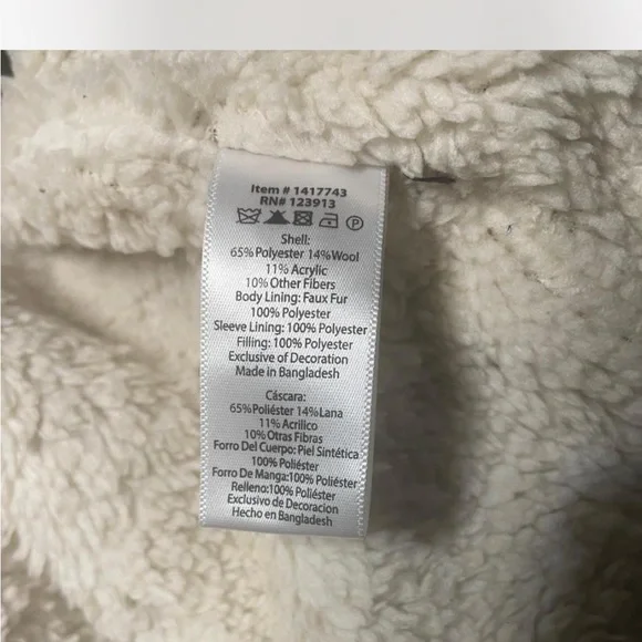 Men’s Medium Jachs New York Azteca, Sherpa lining, premium wool blended jacket. - Picture 4 of 7